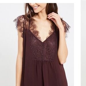 Cheer mesh burgundy, blouse, brand new